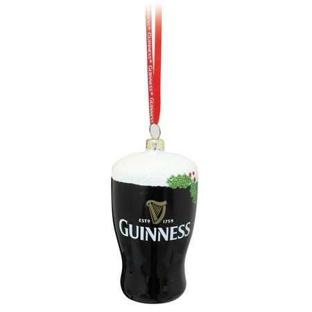 Guinness Hanging Decor Christmas Decoration Pint 7.9 x 3.7 x 1/" Great Souvenir